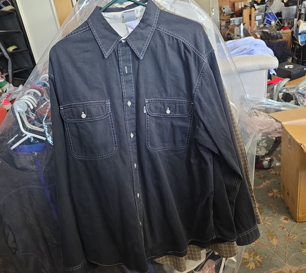 The North Face Navy Blue Button-Down Shirt